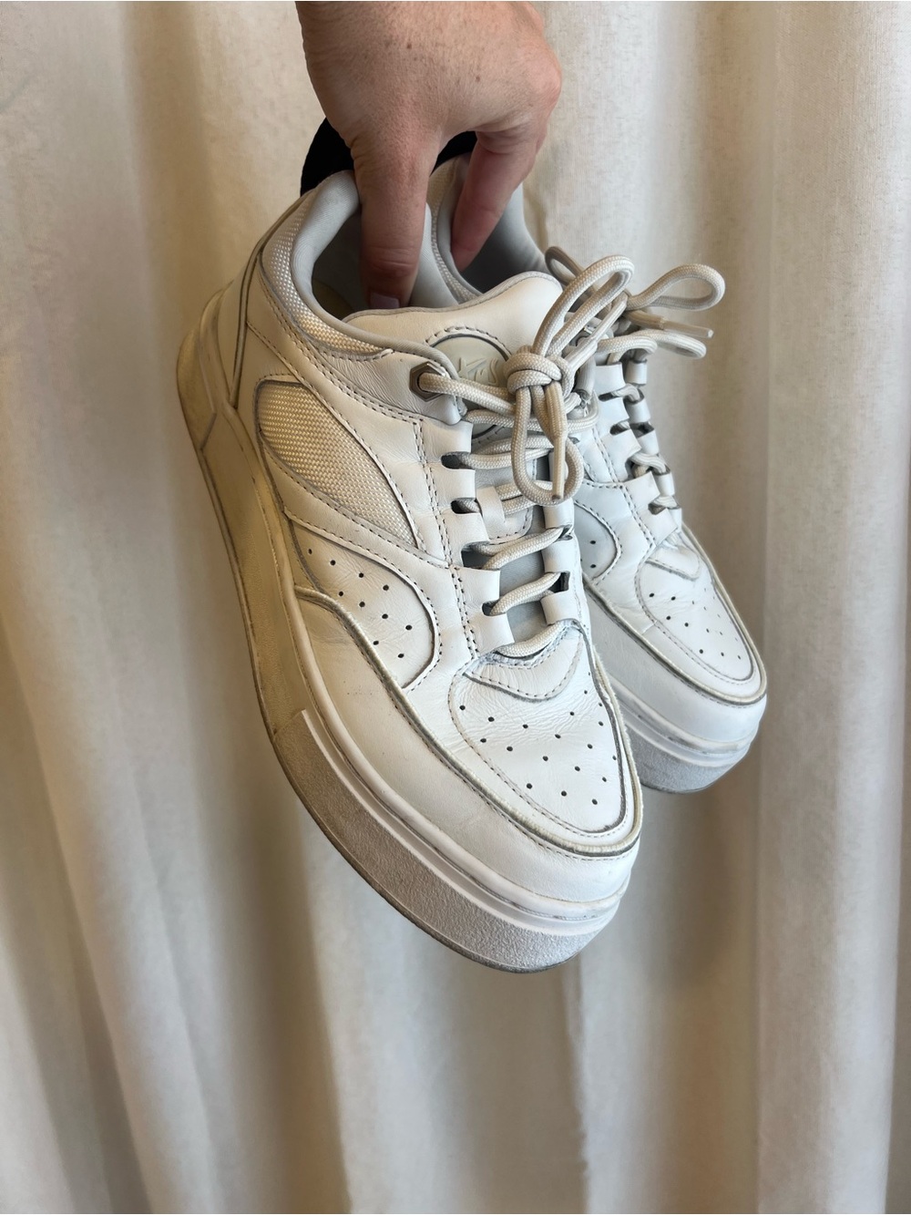 Women’s Eytys White Low-Top Sneakers